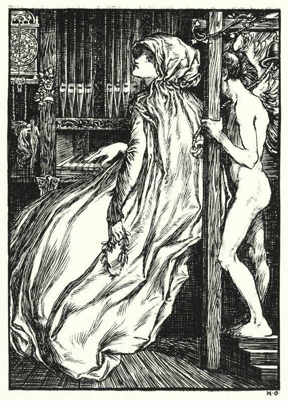 Shakespeares sonetter, sonet C (litho) af Henry Ospovat