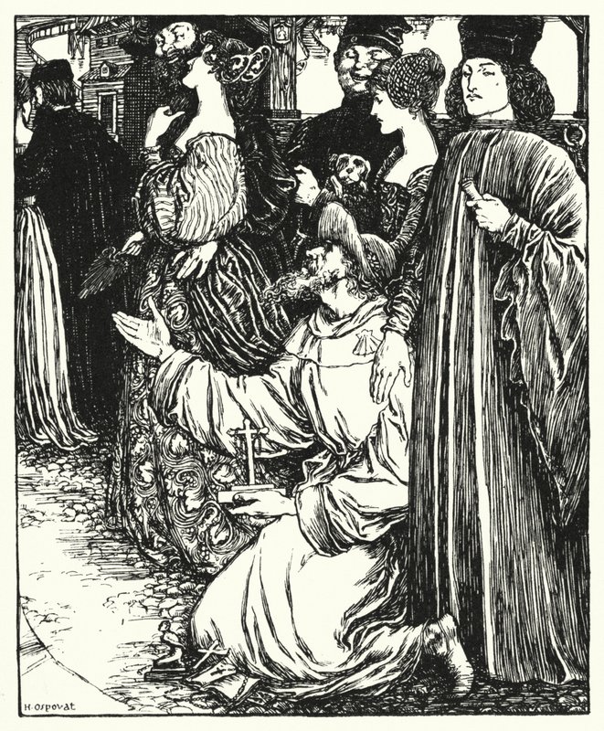 Shakespeares sonetter, Sonnet LXVI (litho) af Henry Ospovat