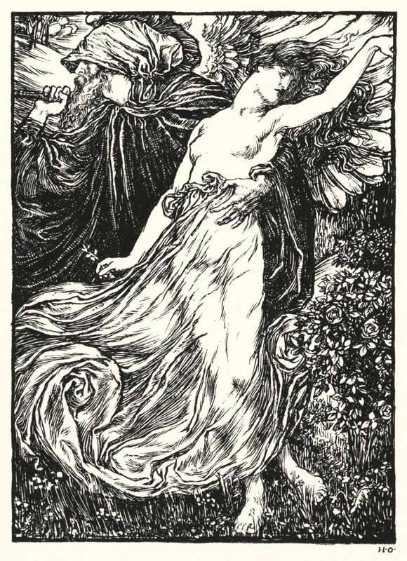 Shakespeares sonetter, Sonnet V (litho) af Henry Ospovat