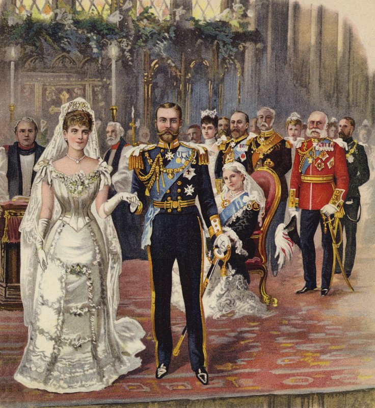Ægteskabet mellem hertugen af Cornwall og York med prinsesse Mary, Chapel Royal, St James