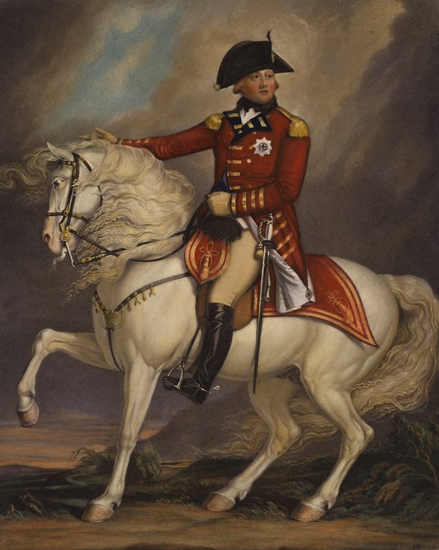 Portræt af kong George III af Henry Pierce Bone