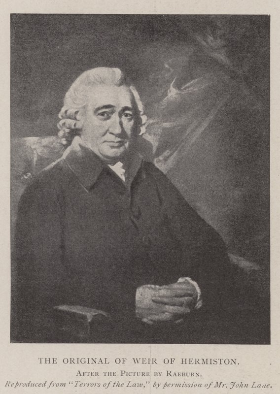 Originalen af Weir of Hermiston af Henry Raeburn