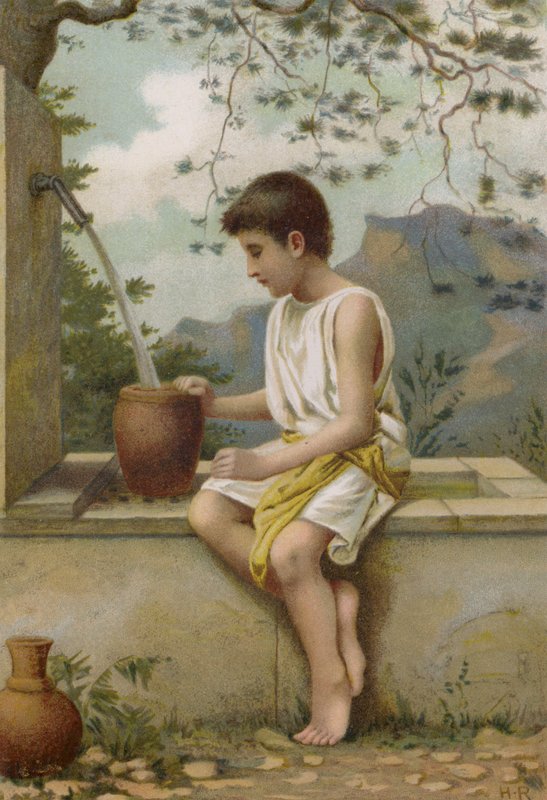 Benjamin (chromolitho) af Henry Ryland