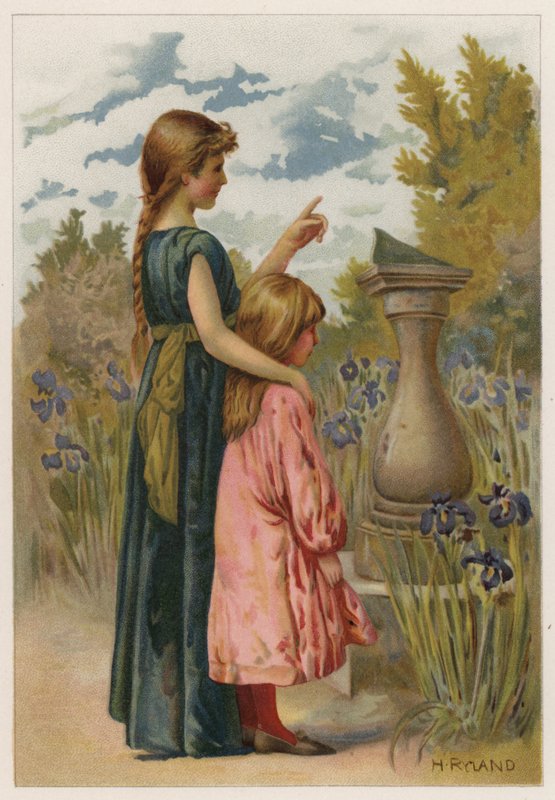 Time for time (farve litho) af Henry Ryland