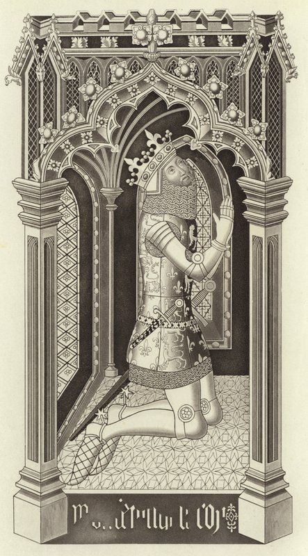 Edward III, omkring 1355, fra St Stephen