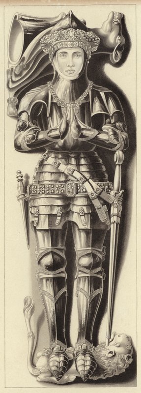 Billede af Sir Richard Vernon af Henry Shaw