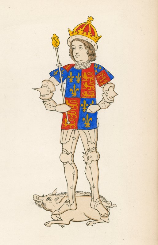 Kong Richard III, 1483-85 af Henry Shaw