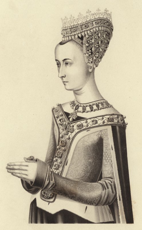 Margaret, dronning af James III af Skotland, omkring 1483 af Henry Shaw