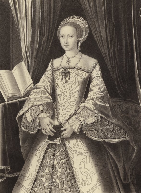 Prinsesse Elizabeth, den fremtidige dronning Elizabeth I, c 1545 af Henry Shaw