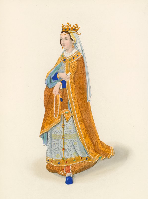 Dronning Philippa, ca 1525 af Henry Shaw