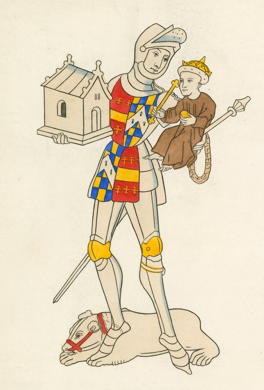 Richarde de Beauchamp, jarl af Warwick 1483-5 af Henry Shaw