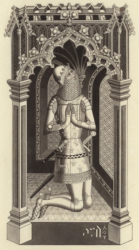 The Black Prince, omkring 1355, fra St Stephen