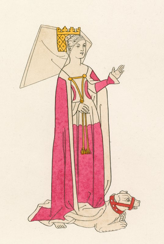 Lady Anne, kone til Richard III, 1483-85 af Henry Shaw
