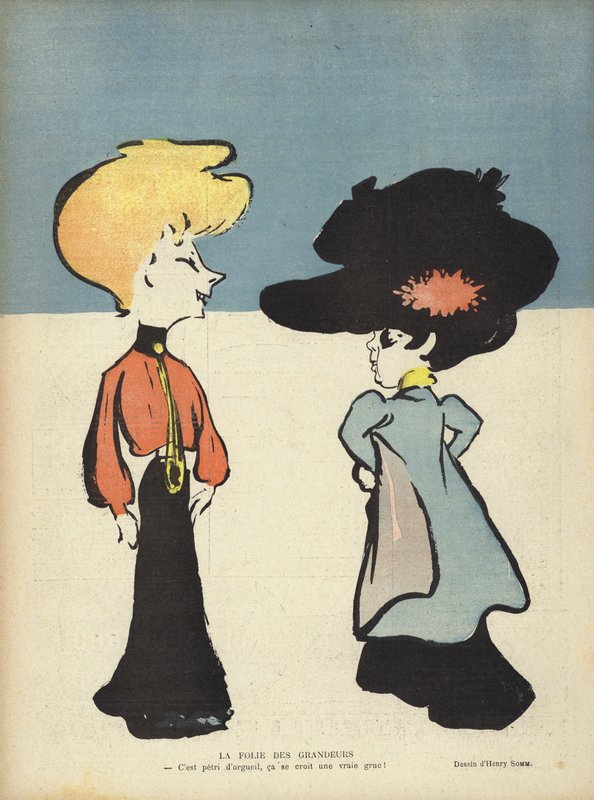 Illustration til Le Rire af Henry Somm