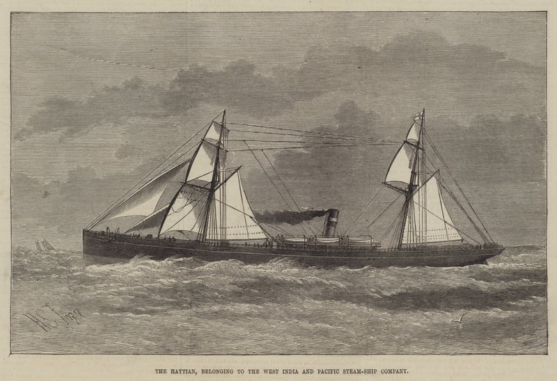 Haytian, tilhørende West India and Pacific Steam-Ship Company af Henry Spernon Tozer