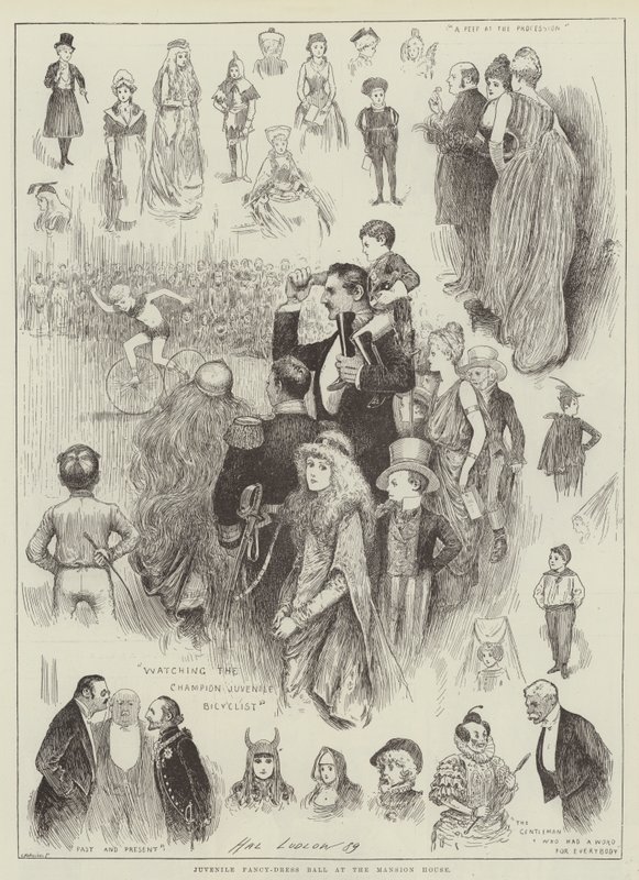 Juvenile Fancy-Dress Ball i Mansion House af Henry Stephen Ludlow
