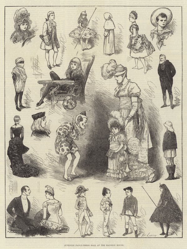 Juvenile Fancy-Dress Ball i Mansion House af Henry Stephen Ludlow