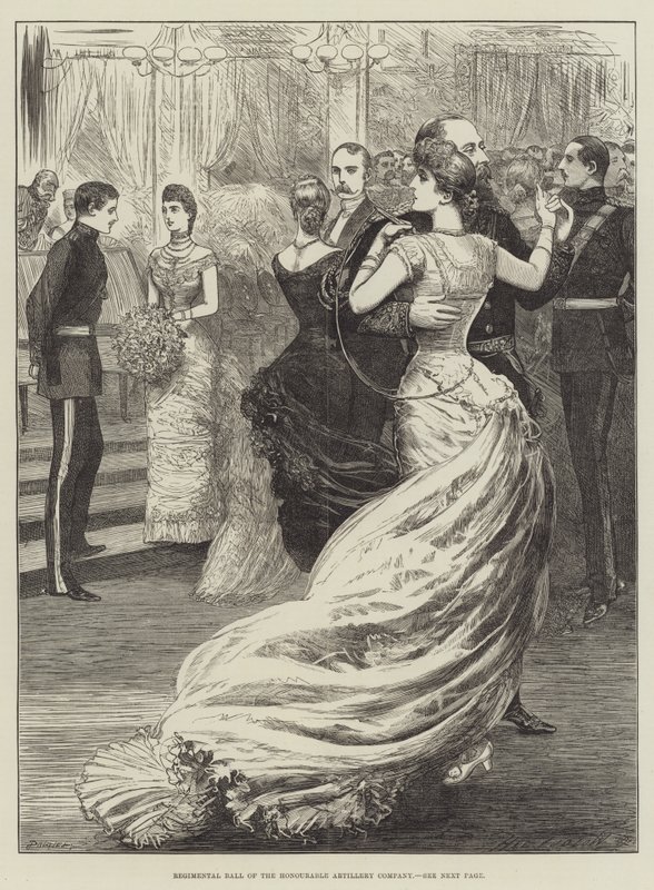 Regimentball af det ærede artillerikompagni af Henry Stephen Ludlow