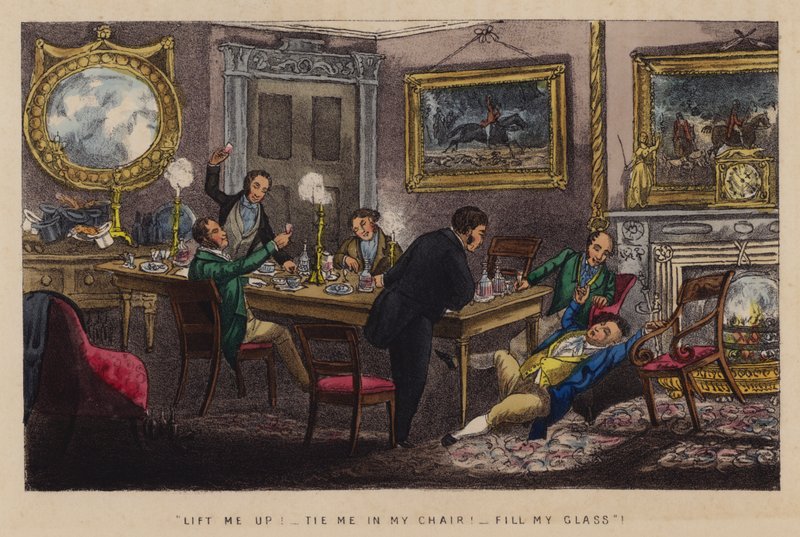 Illustration til Jorrocks Jaunts and Jollities (farve litho) af Henry Thomas (after) Alken
