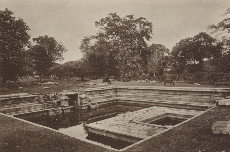 Ceylons ruinerede byer: Pokuna (s/h foto) af Henry W. Cave