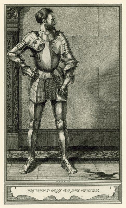 The White Devil af John Webster: Brachiano kalder på sin bæver (litho) af Henry Weston Keen