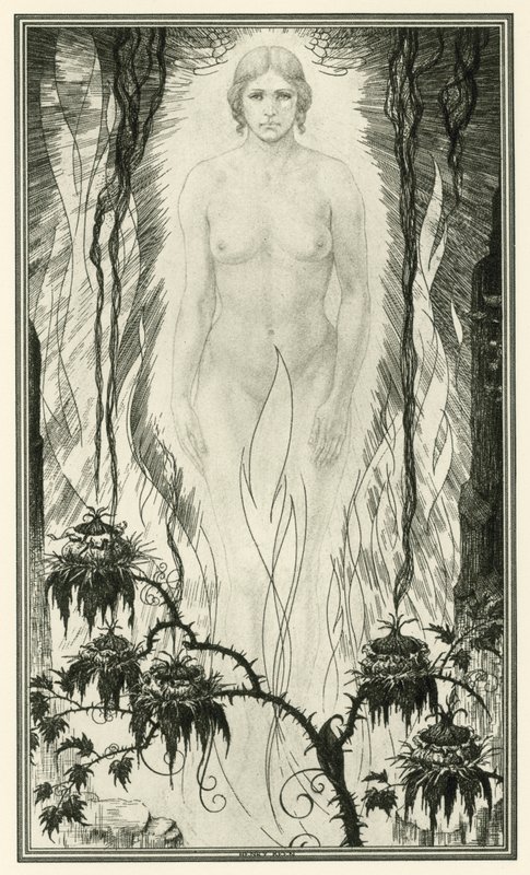 The White Devil af John Webster: The White Devil (litho) af Henry Weston Keen