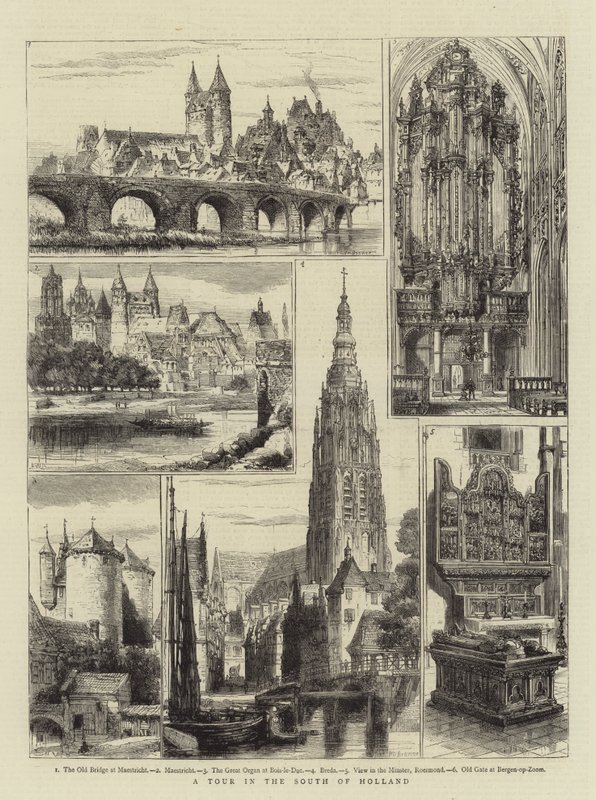 En tur i det sydlige Holland af Henry William Brewer