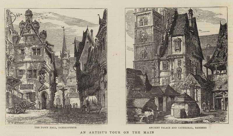 En kunstnertur ved hovedvejen af Henry William Brewer