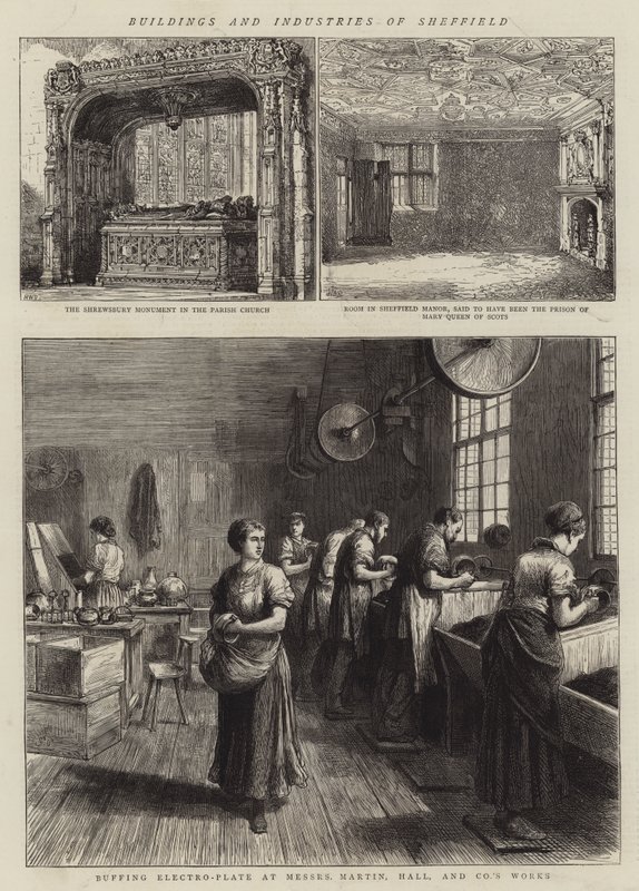 Bygninger og industrier i Sheffield af Henry William Brewer