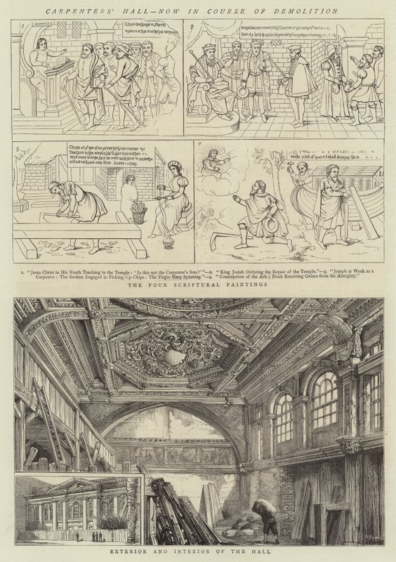 Tømrersalen, nu under nedrivning af Henry William Brewer