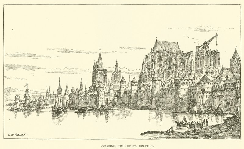 Köln, St Ignatius tid (gravering) af Henry William Brewer