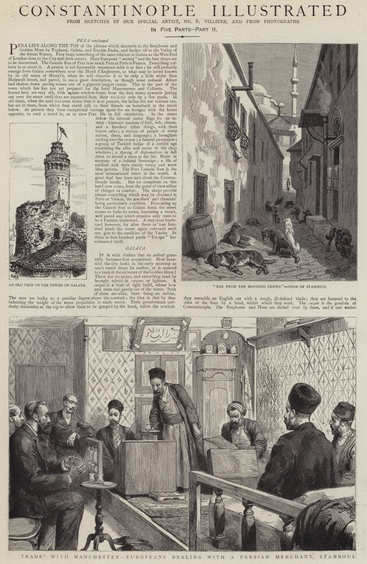 Konstantinopel illustreret af Henry William Brewer