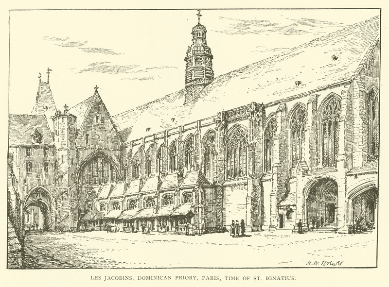 Les Jacobins, Dominikanerklosteret, Paris, på Sankt Ignatius