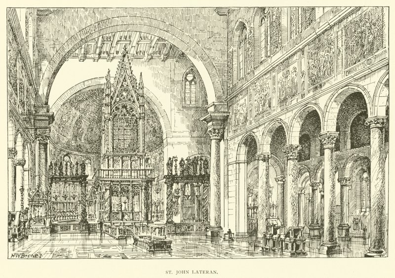St John Lateran (gravering) af Henry William Brewer
