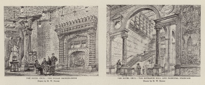 Hotel Cecil af Henry William Brewer