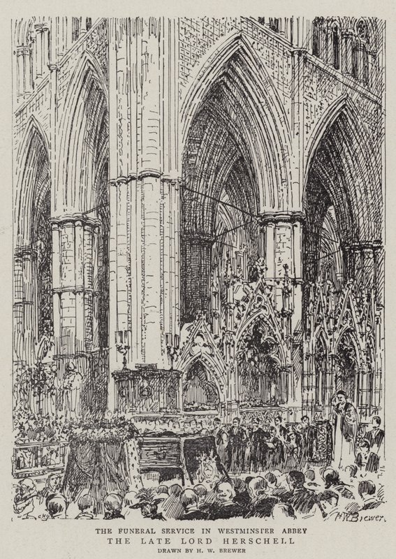 Den afdøde Lord Herschell af Henry William Brewer
