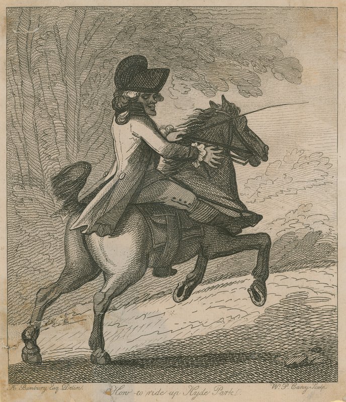 Sådan kører du op i Hyde Park af Henry William Bunbury