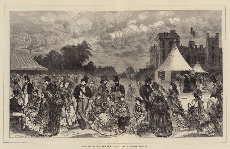Hendes Majestæts havefest på Windsor Castle af Henry Woods