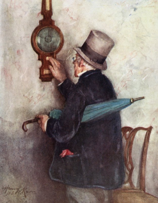Annals of the Parish: A Morning Consultation (color litho) af Henry Wright Kerr