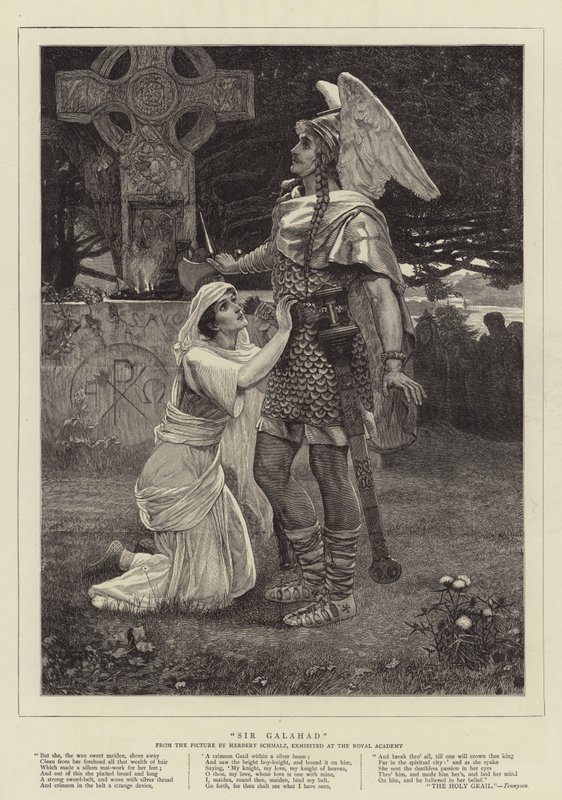 Sir Galahad af Herbert Gustave Schmalz