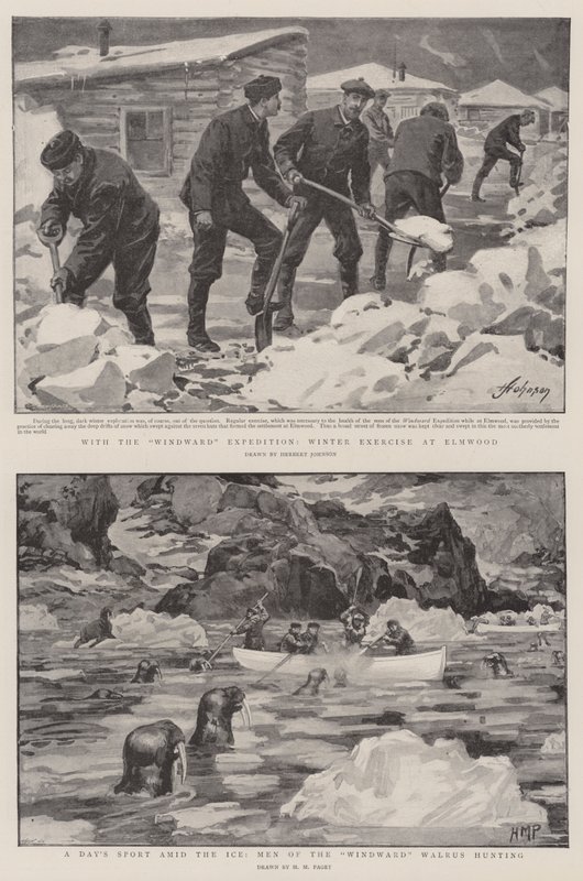 Dr. Nansen og Mr. Jackson i det hvide nord af Herbert Johnson