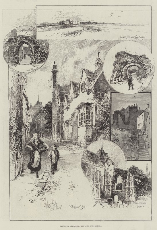 Vandrende skitser, Rye og Winchelsea af Herbert Railton