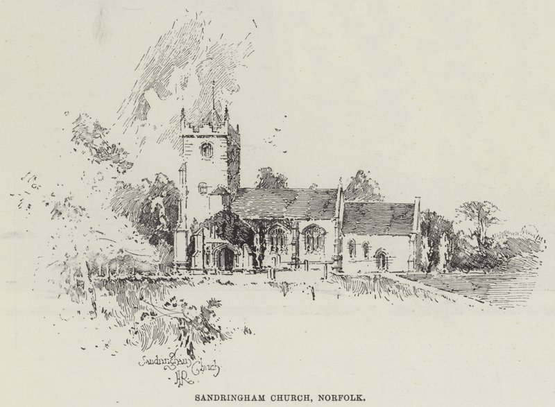 Sandringham Church, Norfolk af Herbert Railton