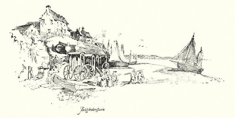 Brighthelmstone (litho) af Herbert (after) Railton