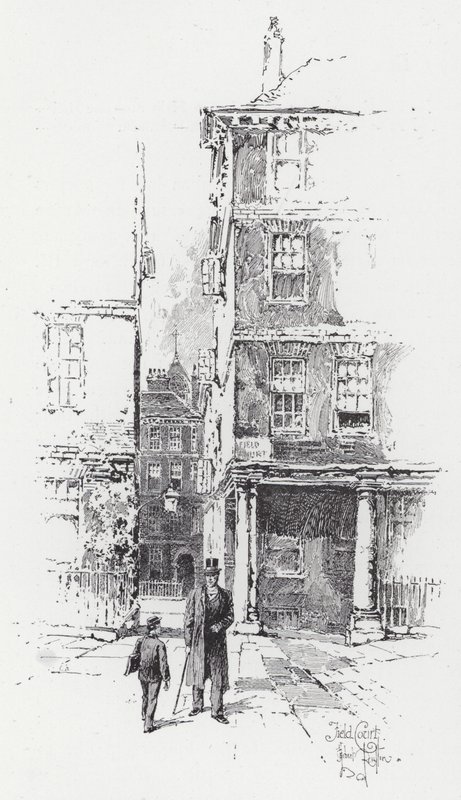 Field Court (gravering) af Herbert (after) Railton