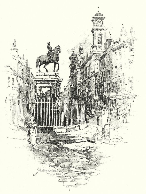 Northumberland House af Herbert (after) Railton