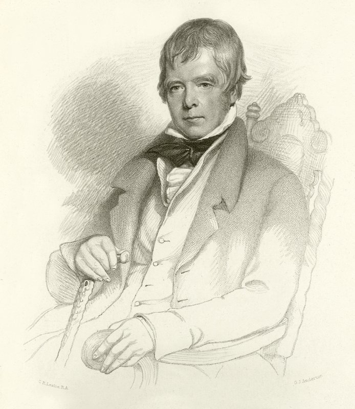 Sir Walter Scott af Herbert Gustave Schmalz