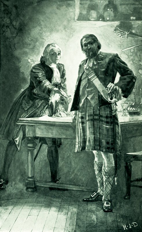 Prins Charles appellerer til Cameron af Lochiel om at slutte sig til hans sag af Herbert James Draper