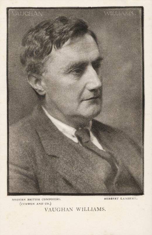 Ralph Vaughan Williams, musikalsk komponist (s/h foto) af Herbert Lambert