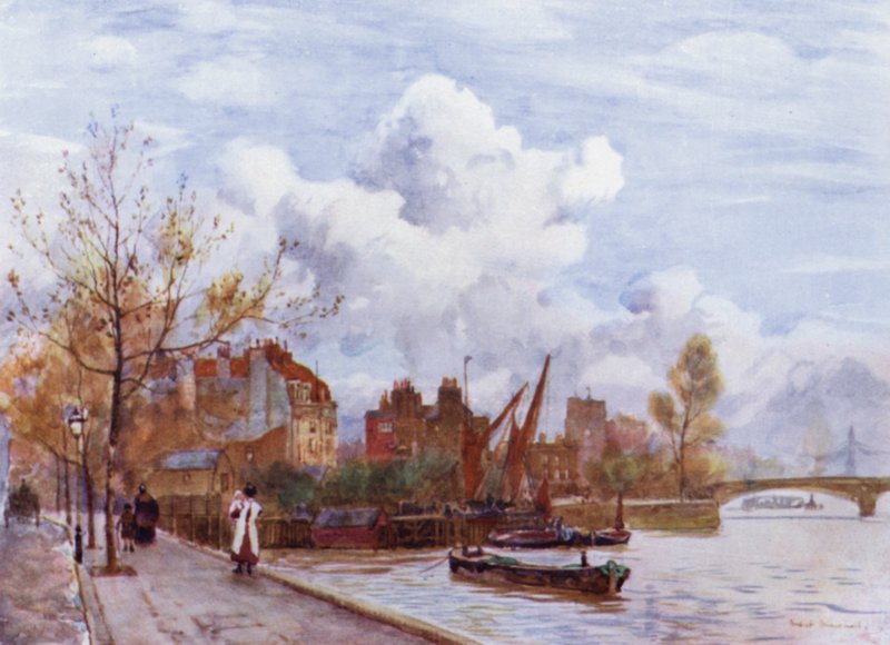 Chelsea (farve litho) af Herbert Menzies (after) Marshall